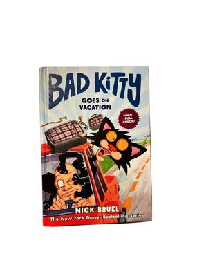 Bad Kitty Goes on Vacation – Nick Bruel – Hardcover (Full Color)